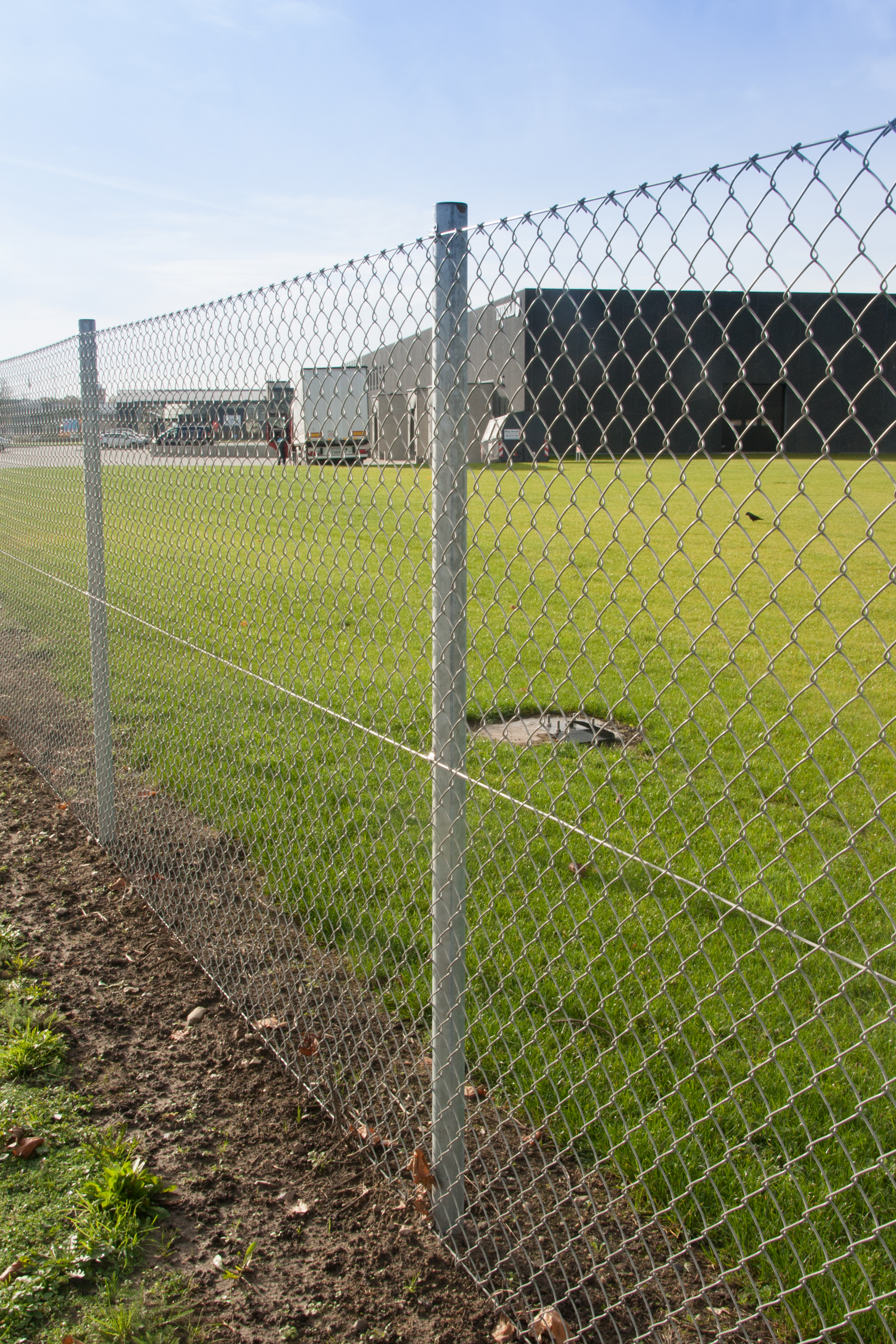 Mellemstolpe til fletvævshegn